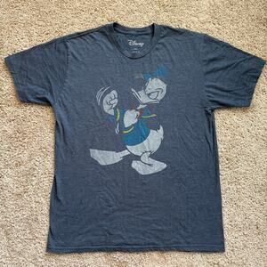 Disney Donald Duck Graphic Tee, Size L 100% Cotton T-shirt Casual